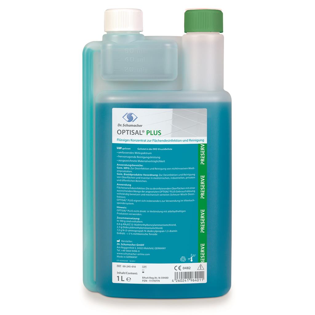 Optisal Plus, Flächendesinfektion, 1 Liter-Flasche