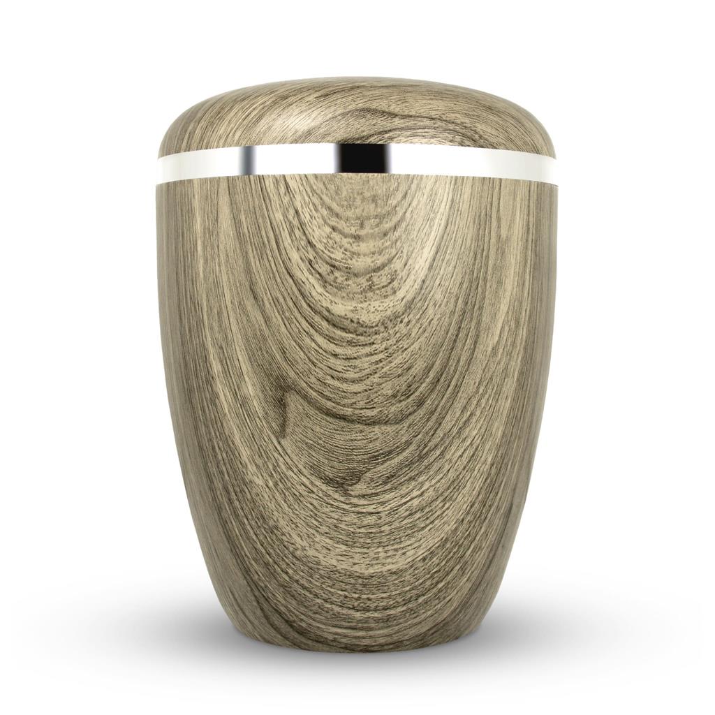 Biourne, nifty-Folienbeschichtung Altholz creme, Silberband