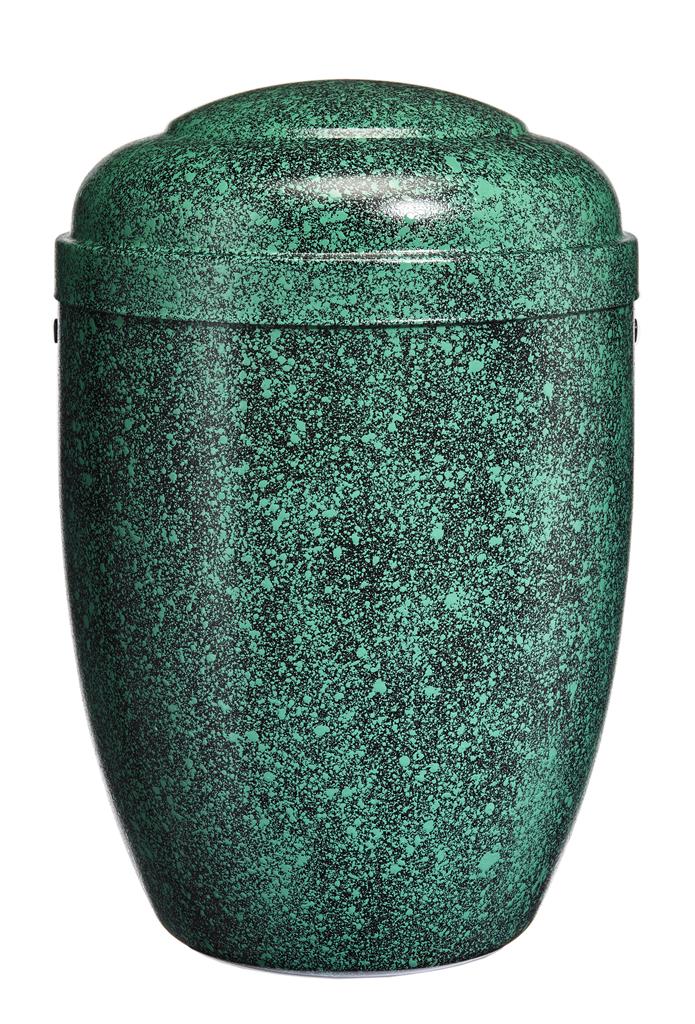 Stahlblechurne, antik lackiert