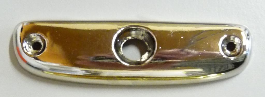 Rosette 59G, Feinzinkguss, nickel-galv.