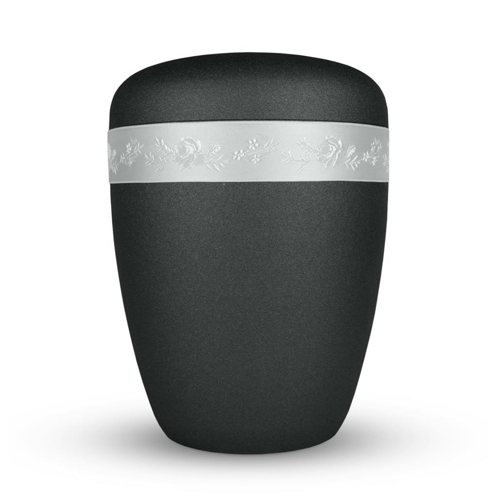 Biourne, glint-midnight-black, Rosenborte creme