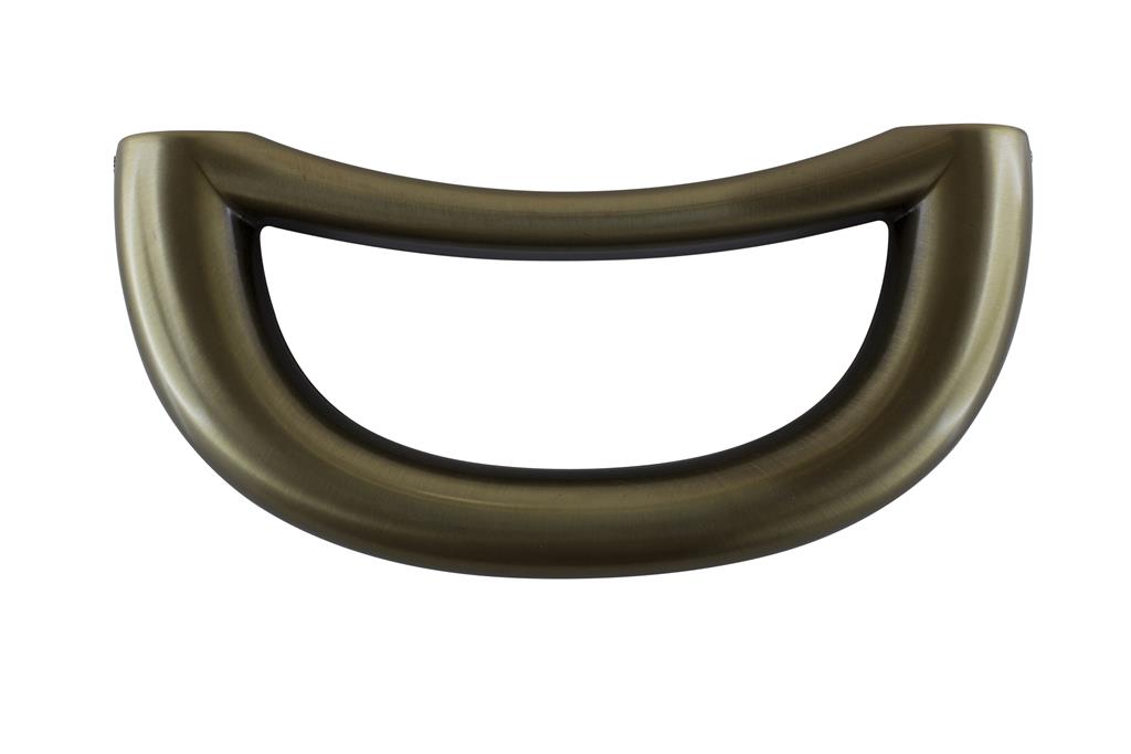 Finartgarnitur mit Zubehör 580, Feinzinkguss, altmessing-galv.