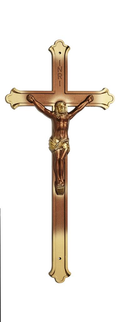 Kunststoffsargkreuz mit Körper LxB = 410mm x 185mm, altflämisch-lackier