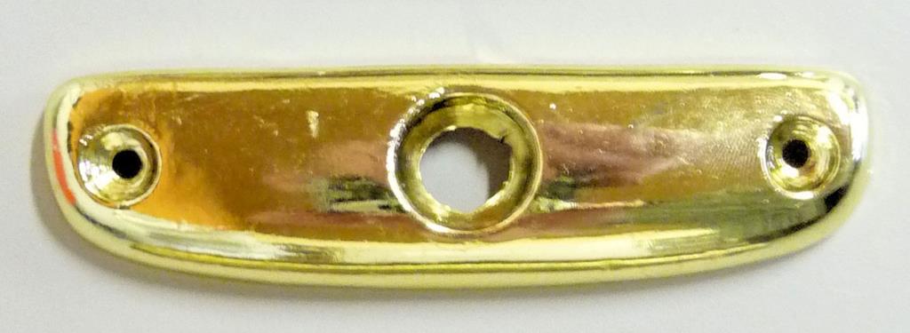 Rosette 59G, Feinzinkguss, messing-galv.