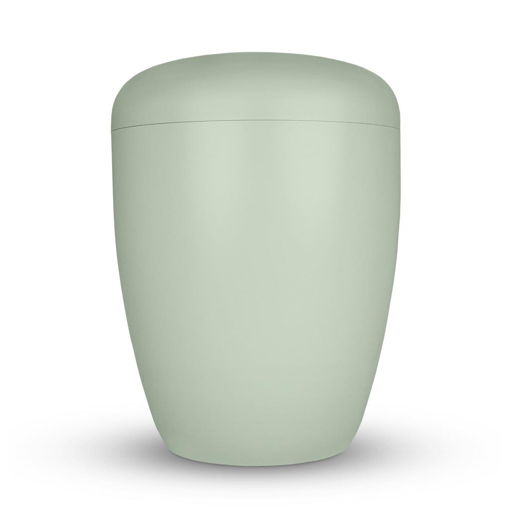 Biourne, pastell-hellgrün lackiert