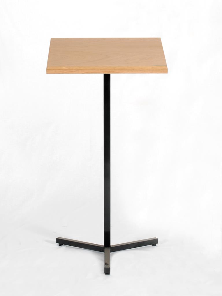 Kondolenz-Rednerpult, Eiche, höhen- verstellbar, ohne Frontplatte