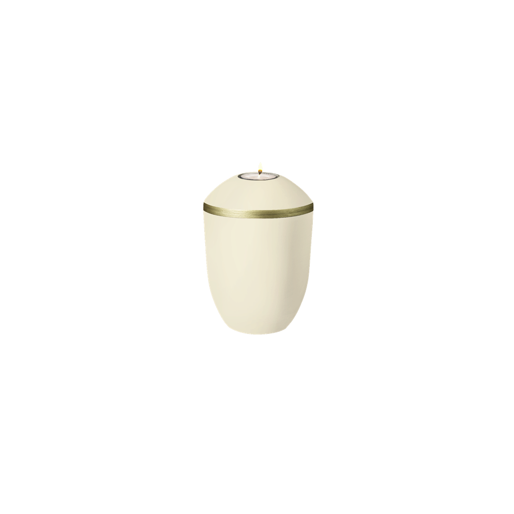 Keramikurne, OPUS Memory, sanbeige gold