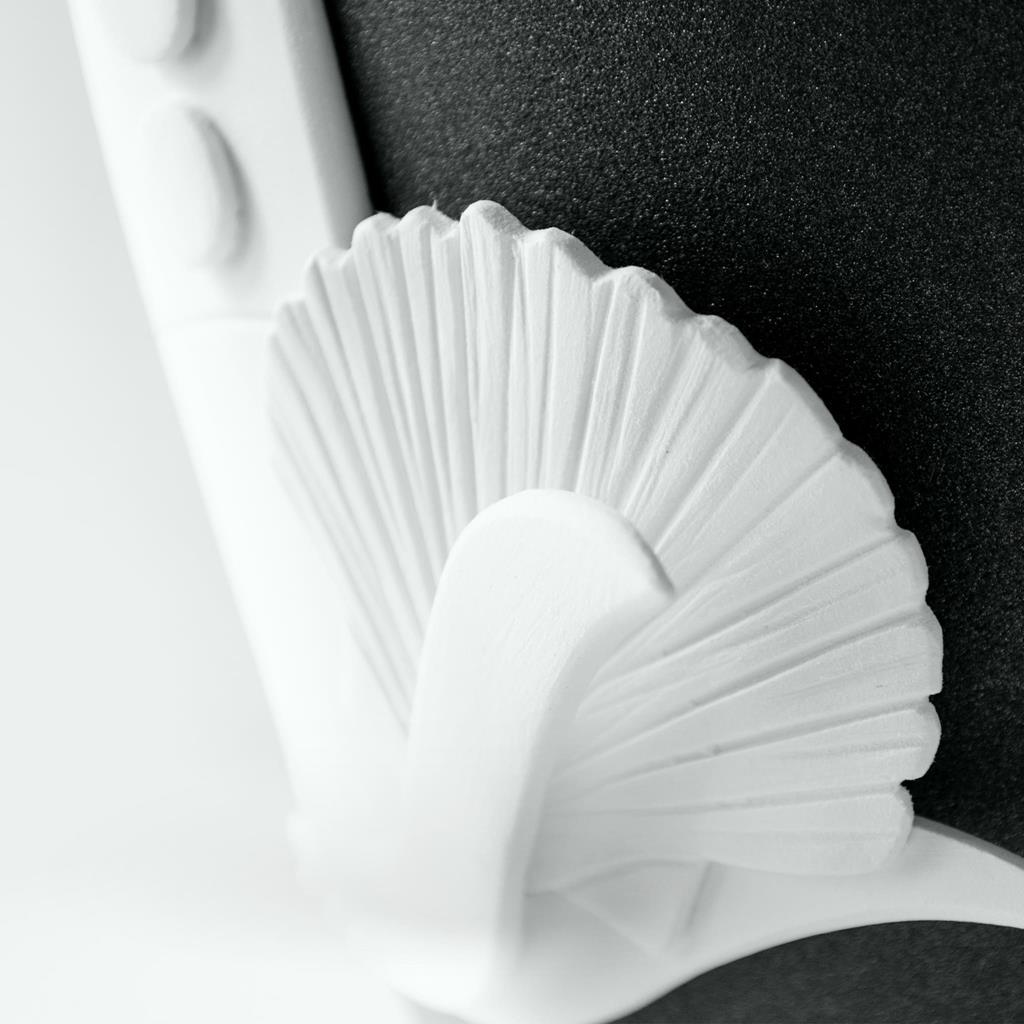 Naturstoffurne, glint-midnight-black, "Leuchtturm"