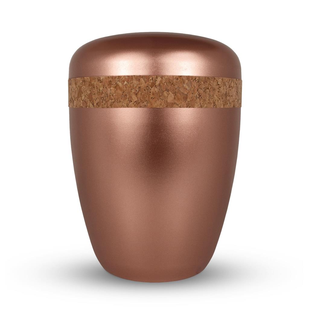 Biourne, kupfer lackiert, Korkband