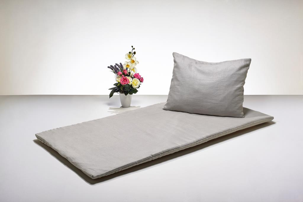 Nature Line - Deckengrt., Leinengewebe natur, 250 g/m² Schurwolle
