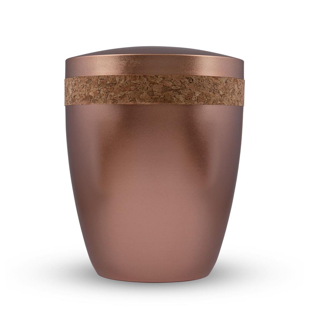 Biourne, kupfer lackiert, Korkband