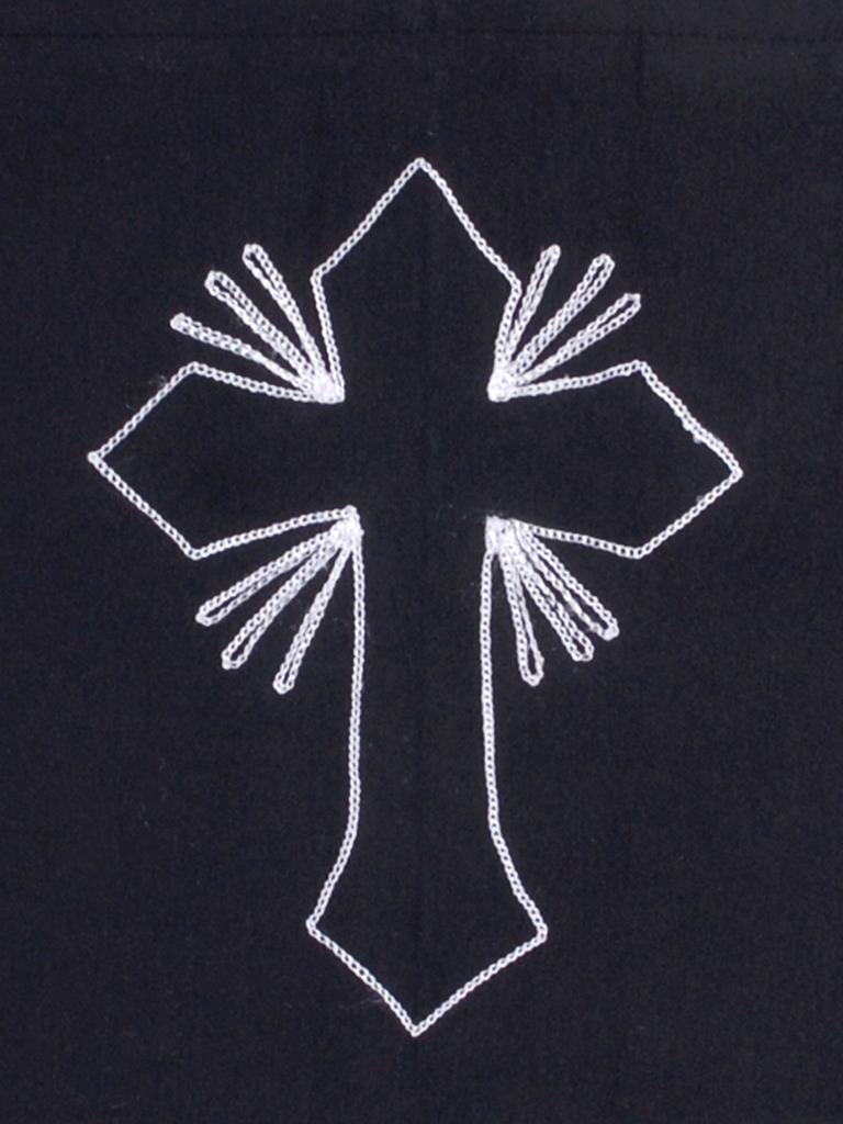 Behang Velveton mit Stickerei