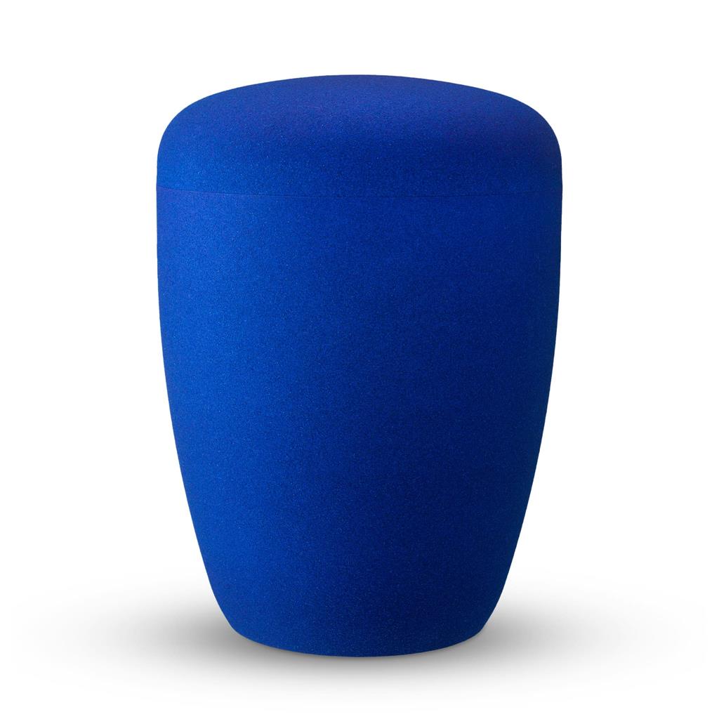 Naturstoffurne, blue-velvet