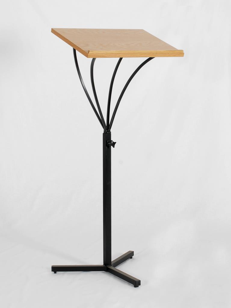 Kondolenzpult 120cm hoch,schwere Ausf.,  Buchablage in Eiche