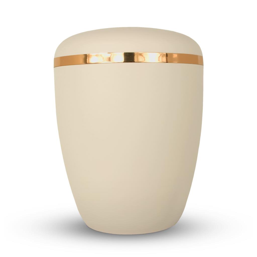 Biourne, glint-seashell lackiert, mit Goldband