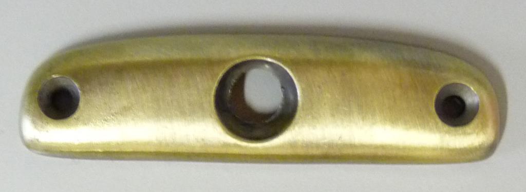 Rosette 59G, Feinzinkguss, altmessing-galv.